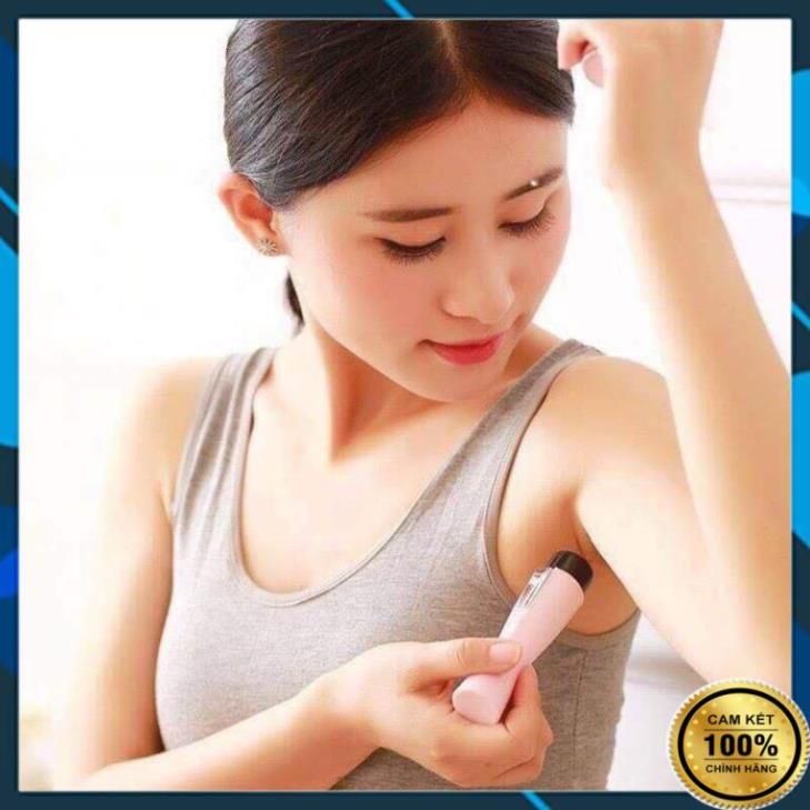 Máy Cạo Lông Nách Kemei Full Pin + Full Box CHÍNH HÃNG Cạo Sạch Bay Lông Vùng Kín Nách Chân Body Triệt Lông Nữ