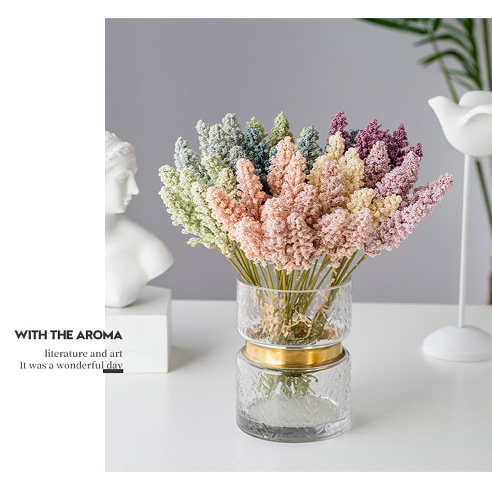 Set 6 nhánh cây berry nhân tạo nhiều màu sắc tuỳ chọn dùng để trang trí nhà cửa / tiệc cưới