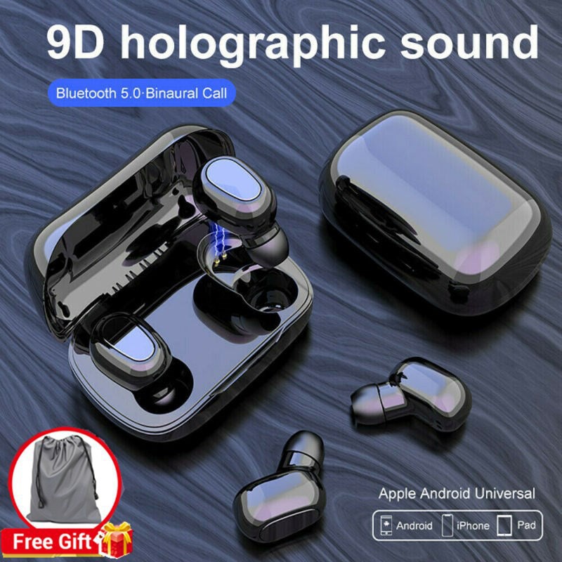 Tai nghe Bluetooth L21 5.0 Tws không dây âm siêu trầm dành cho điện thoại thông minh | BigBuy360 - bigbuy360.vn