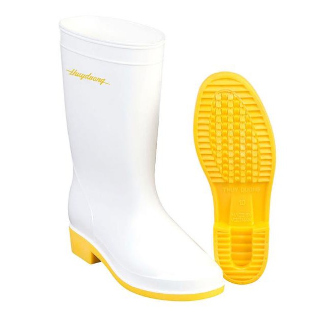 Ủng Bảo Hộ Lao Động Cao Cấp Trắng Vàng - Thùy Dương Safety | BigBuy360 - bigbuy360.vn