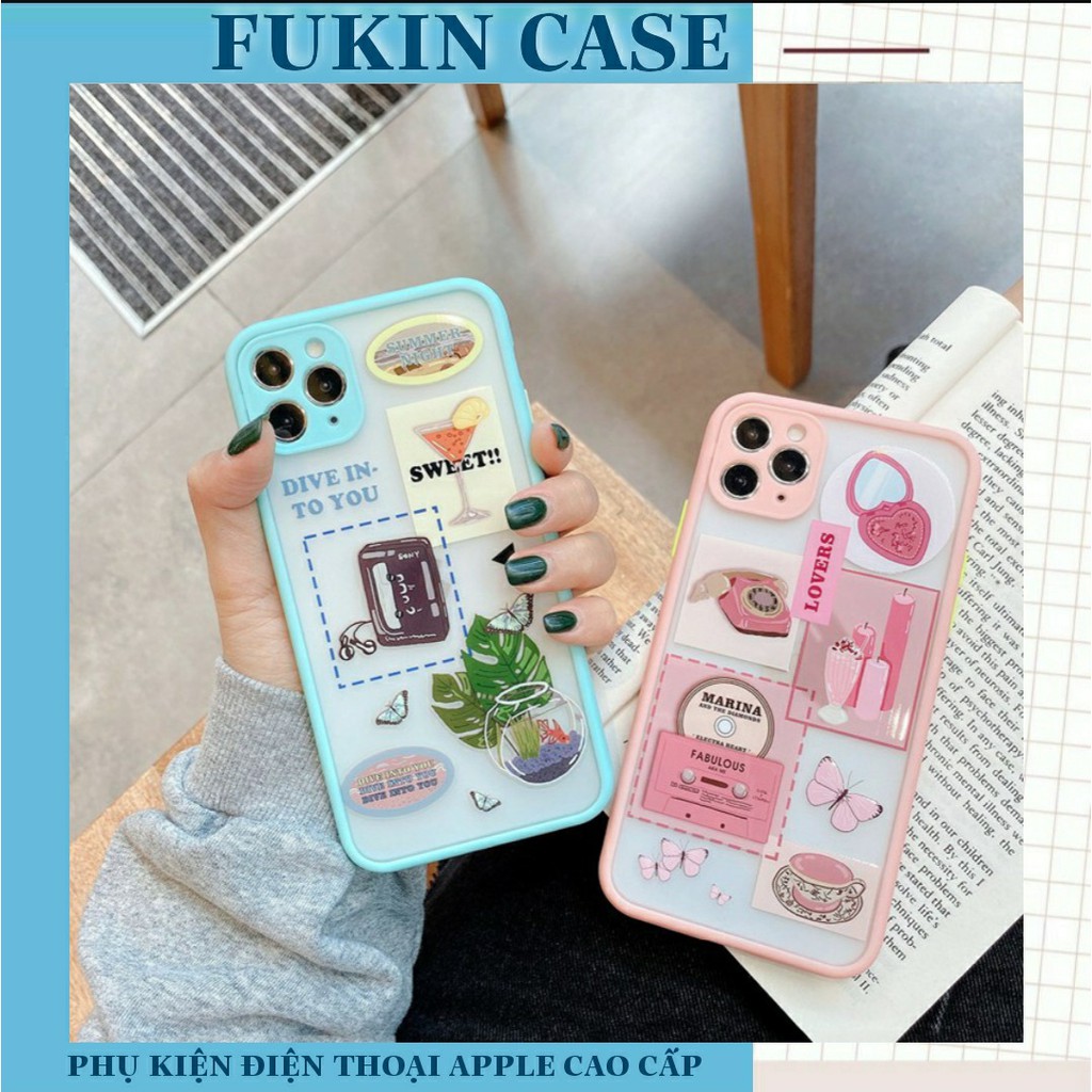 Ốp lưng iphone - ốp iphone Sweet Lover nhám viền nổi 5/5s/6/6plus/6s/6splus/7/7plus/8/8plus/x/xs/11/12/pro/max/promax | BigBuy360 - bigbuy360.vn