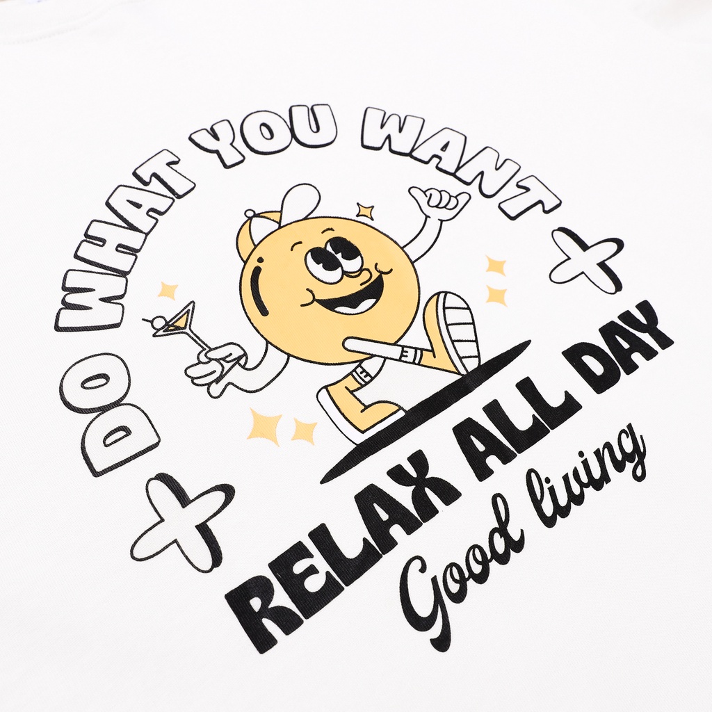 ÁO THUN FF FORM RỘNG RELAX ALL DAY TEE, VẢI THUN 2 CHIỀU 250G