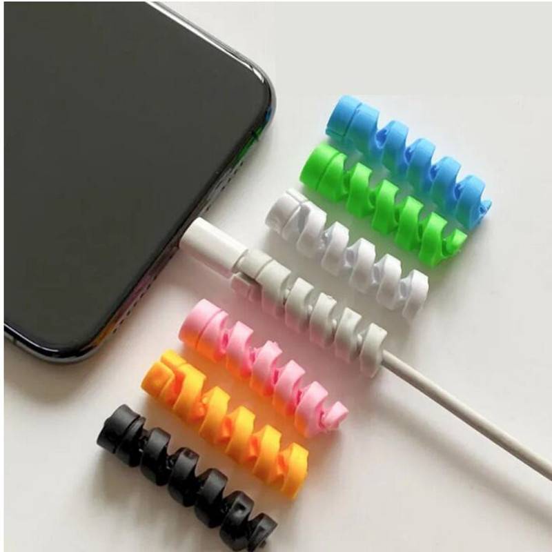 Dây xoắn quấn bảo vệ dây cáp sạc dành cho Iphone Apple Watch