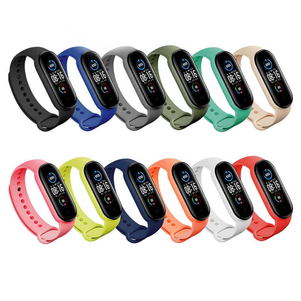 Dây Đeo Cao Su Thay Thế Cho Xiaomi Miband 5 Chất Lượng cao