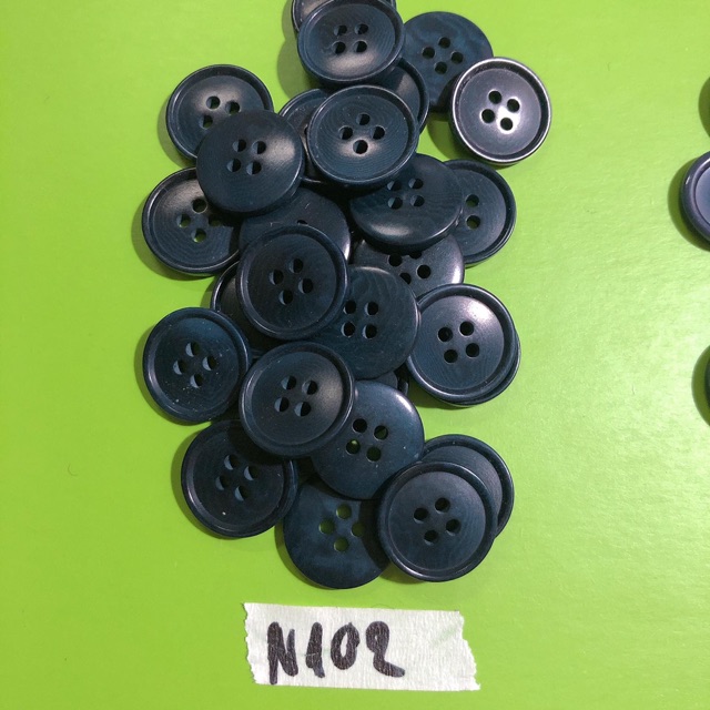 Combo 10 nút áo Đen N101-N104