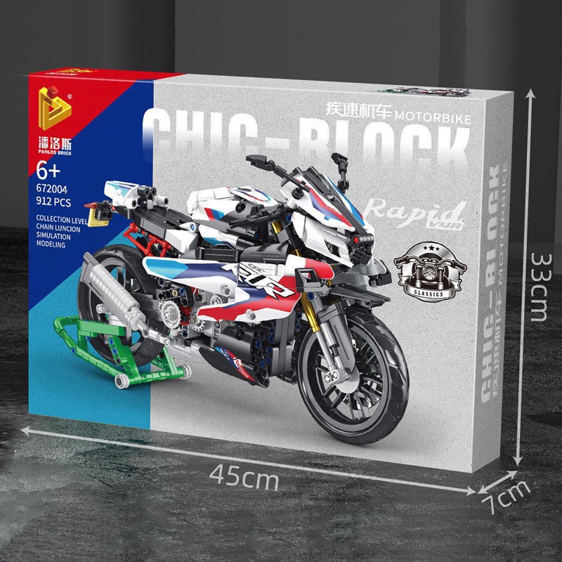 Đồ chơi Lắp ráp Technic 672004 BMW M1000RR Motorcycle xe đua phân khối lớn Lemoshop