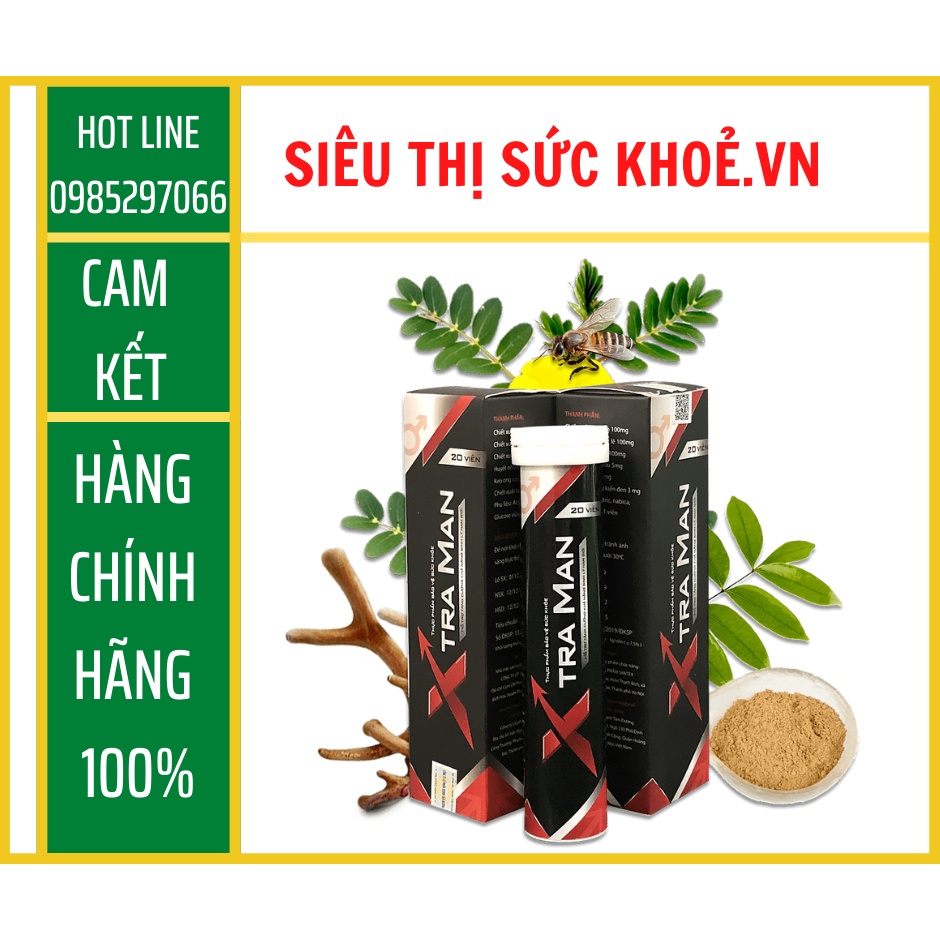 🍀 Viên Sủi XTRAMAN HỖ TRỢ SINH LÝ NAM