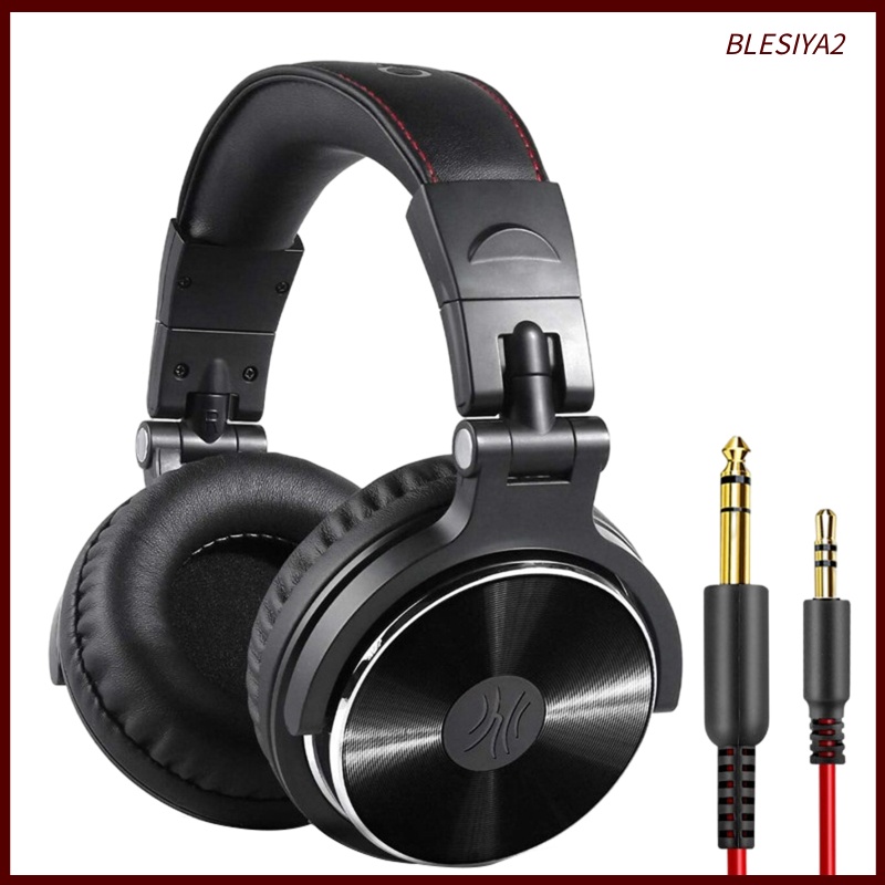 [BLESIYA2] Over Ear DJ Stereo Wired Headphone Headsets for Studio