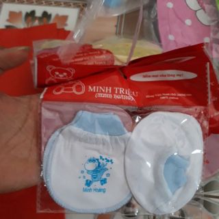 sét bao chân bao tay Minh Triều ( Minh Hoàng) cho bé sơ sinh