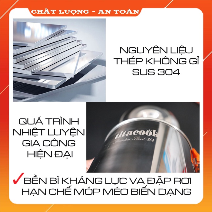 ⭕Giadụngchínhhãng⭕ Hộp đưng cháo súp cơm canh soup Camen Gamen chống trào Inox an toàn  cao cấp văn phòng Tithafac