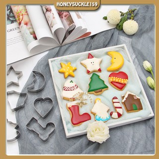 Combo 10 Khuôn Nhấn Cookie Noel/Làm Bánh Quy Trang Trí Giáng Sinh
