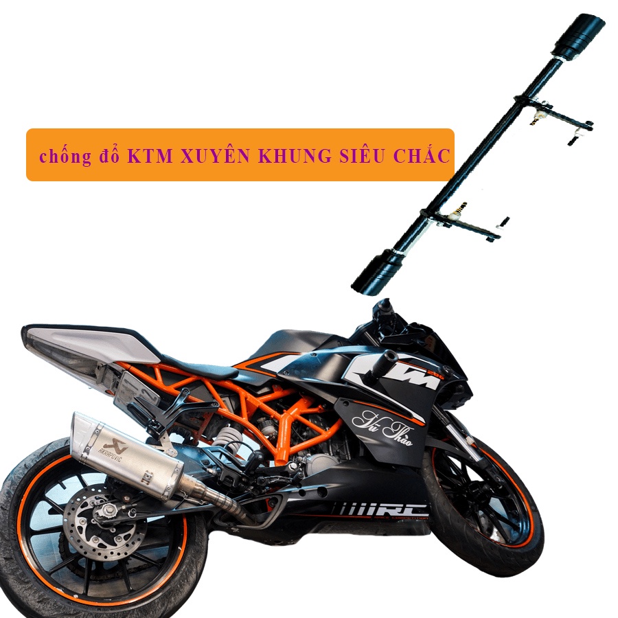 Chống đổ ktm rc 200, chống đổ dàn áo ktm rc 200,rc 250,rc300 m,moto tấn phát