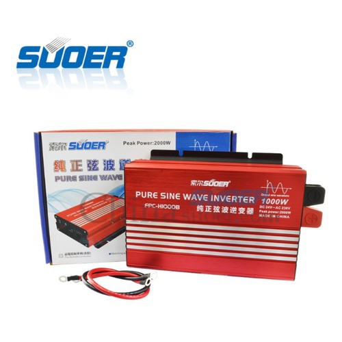 Bộ đổi điện sin chuẩn 1000w 24v sang 220v - FPC-H1000B