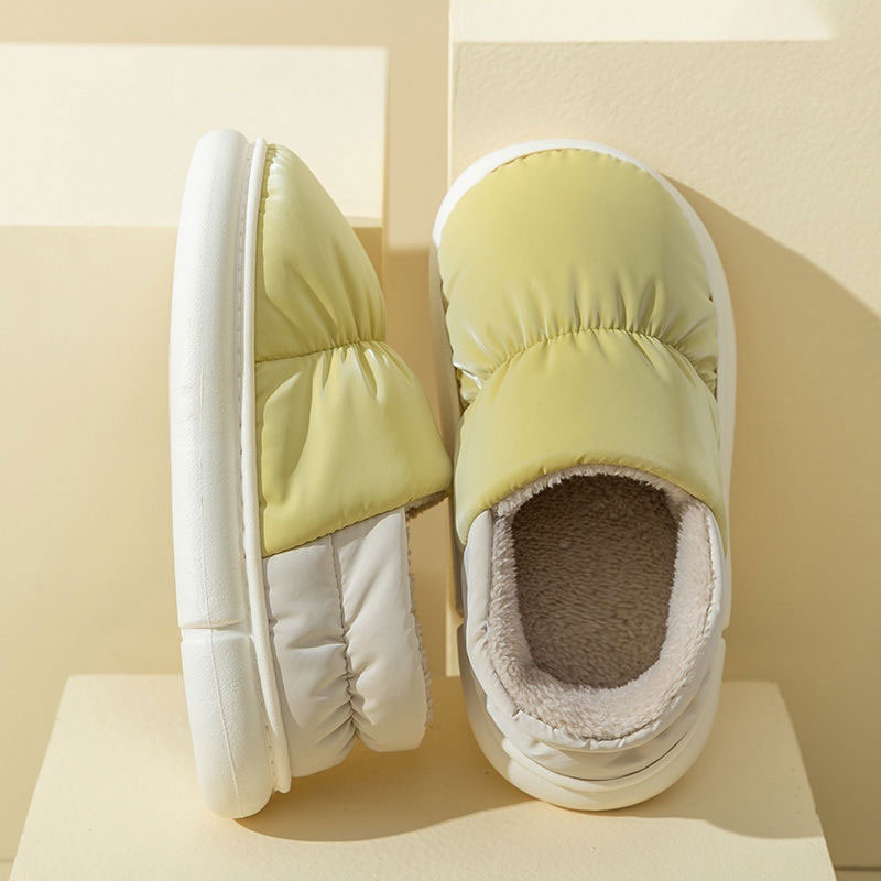 Dép bông đi trong nhà RENBEN che phủ toàn diện chống thấm nước tùy chọn màu sắc dành cho nữ