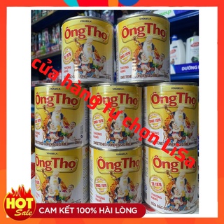 Sữa đặc có đường Ông Thọ trắng nhãn vàng lon 380g
