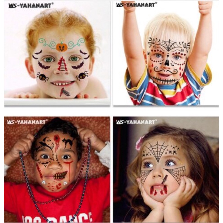 Hình xăm dán hóa trang Halloween
