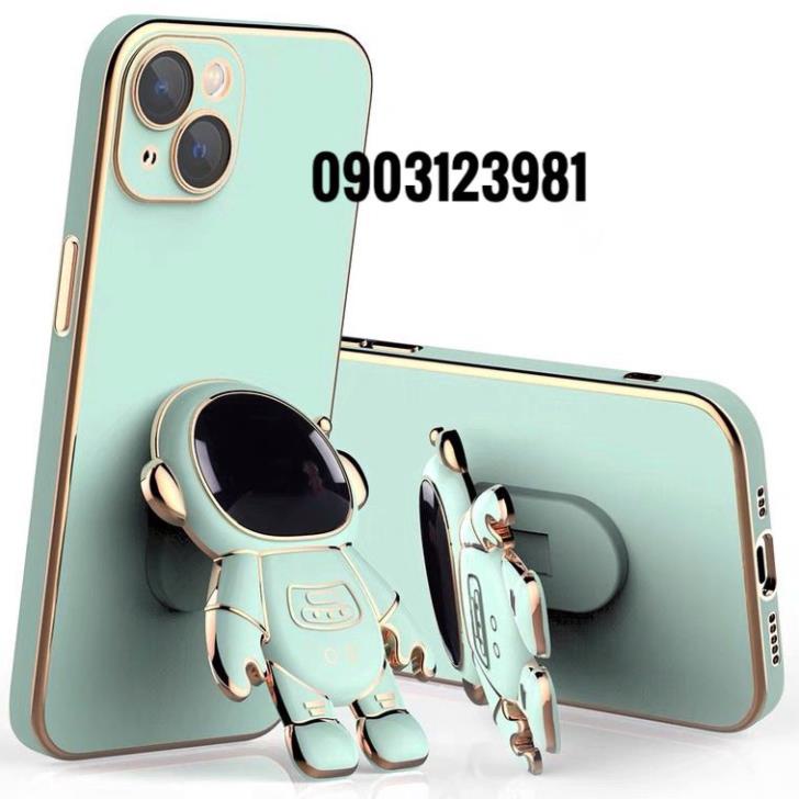 Ốp Lưng Phi Hành Gia kèm Giá Đỡ Điện Thoại cho 7plus/8plus/X/Xsmax/11/pro/promax/12/pro/promax/13/pro/promax