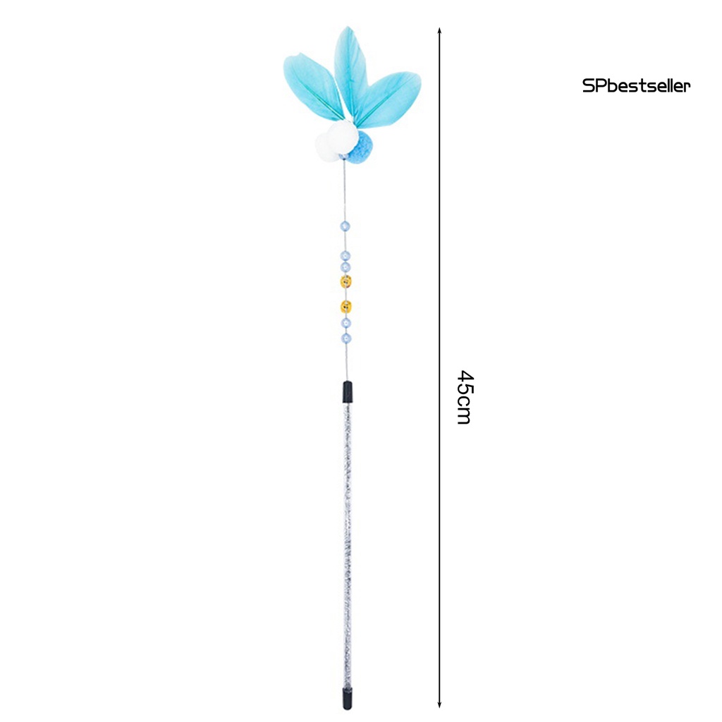 Gậy Đồ Chơi Gắn Lông Vũ Và Chuông Cho Mèo