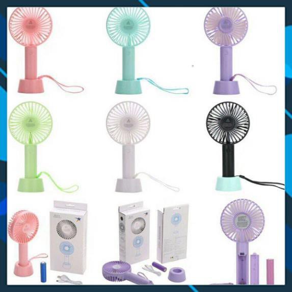 [KỊCH SÀN] Quạt mini tích điện cầm tay 3 tốc độ, hàng chính hãng- Bảo hành 3 tháng | BigBuy360 - bigbuy360.vn