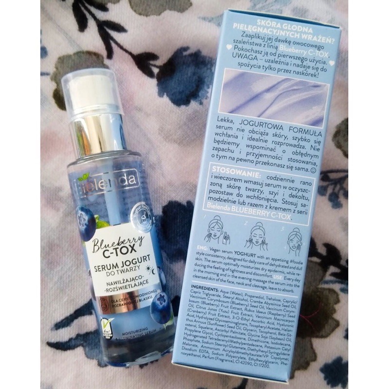 Serum Bielenda Blueberry C-TOX Trắng sáng da, dưỡng ẩm