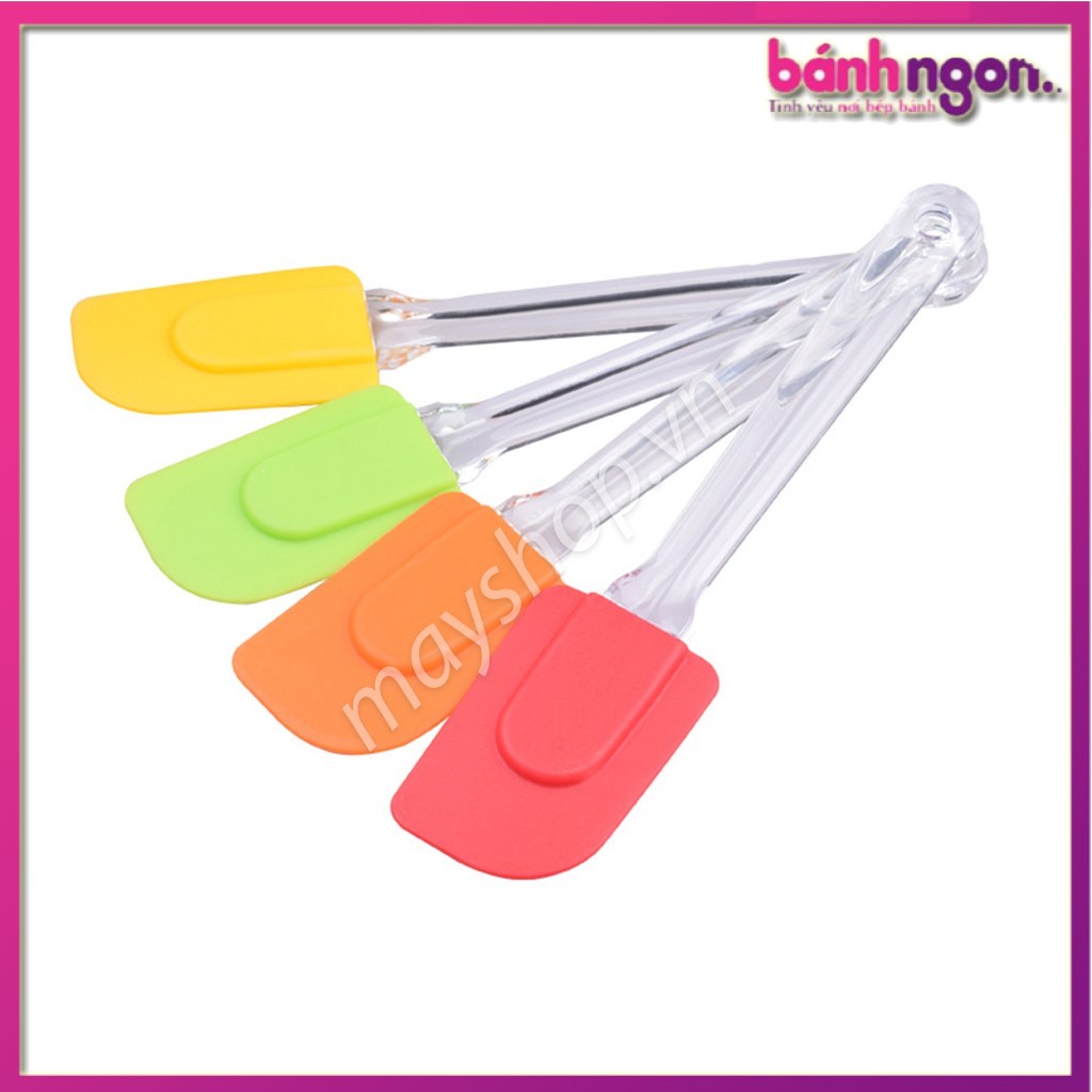 Spatula, Phới Trộn Cán Nhựa Trong 18cm