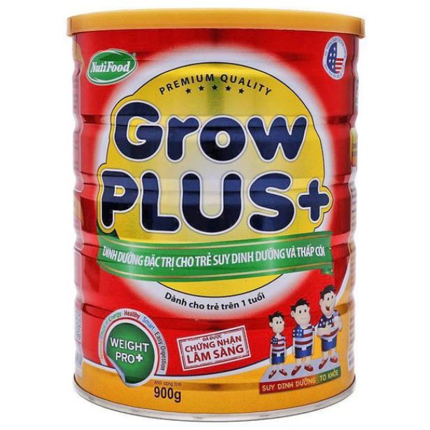 (mẫu mới) Sữa Grow Plus đỏ 900g