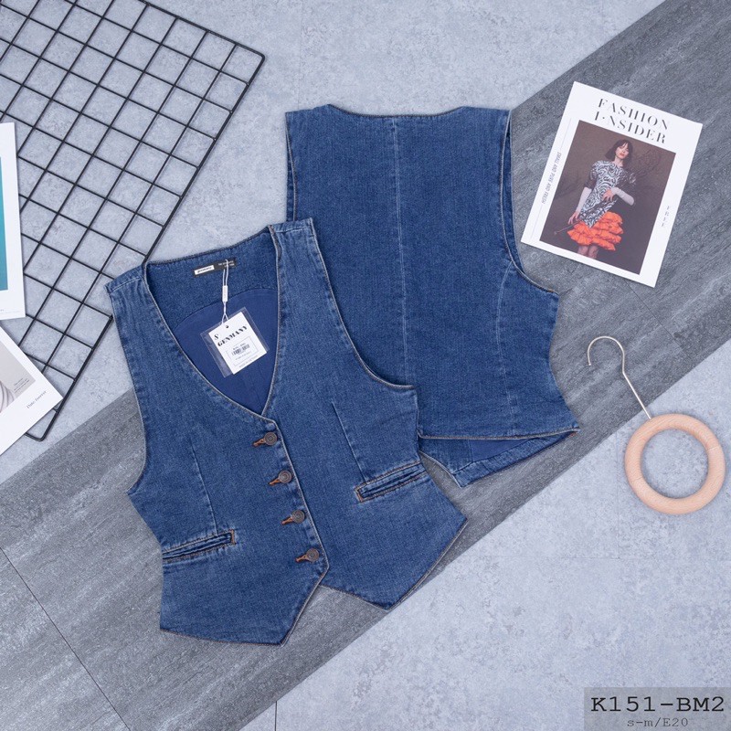ÁO GILÊ NỮ - CHẤT JEANS CÁ TÍNH