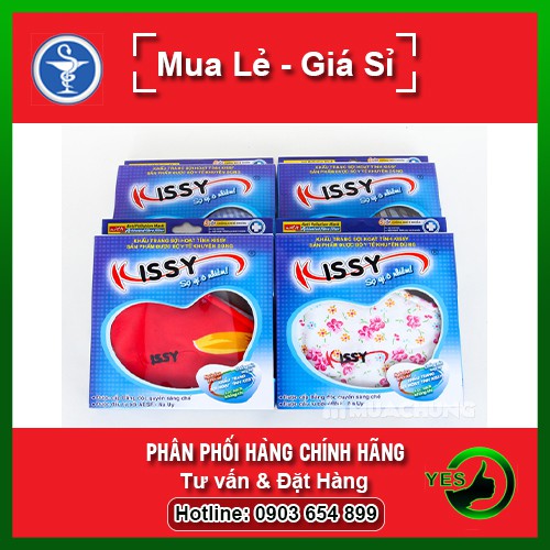 Khẩu trang Kissy than hoạt tính người lớn - trẻ em