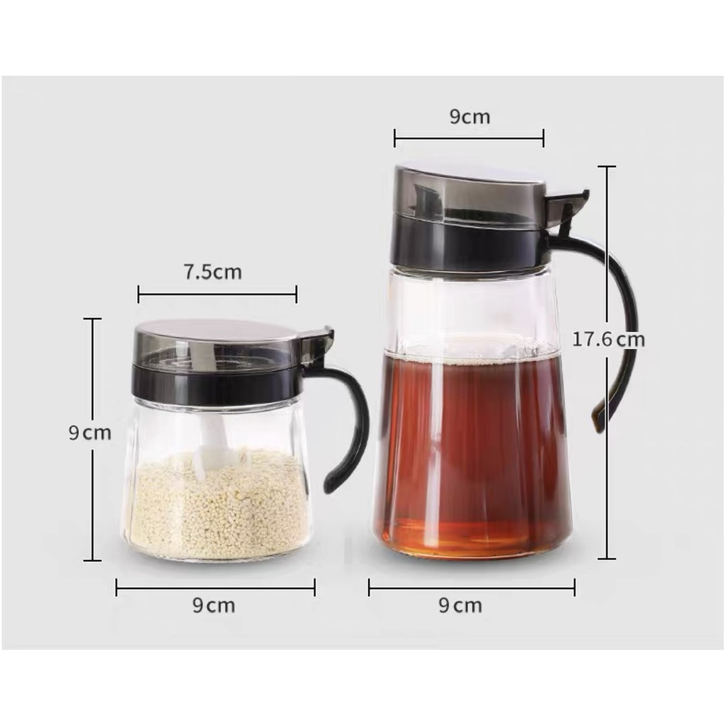 Hũ Đựng Gia Vị, Lọ, Hộp, Hũ Thủy Tinh Đựng Gia Vị 500 ml Chống Nước, Ẩm Mốc, Côn Trùng