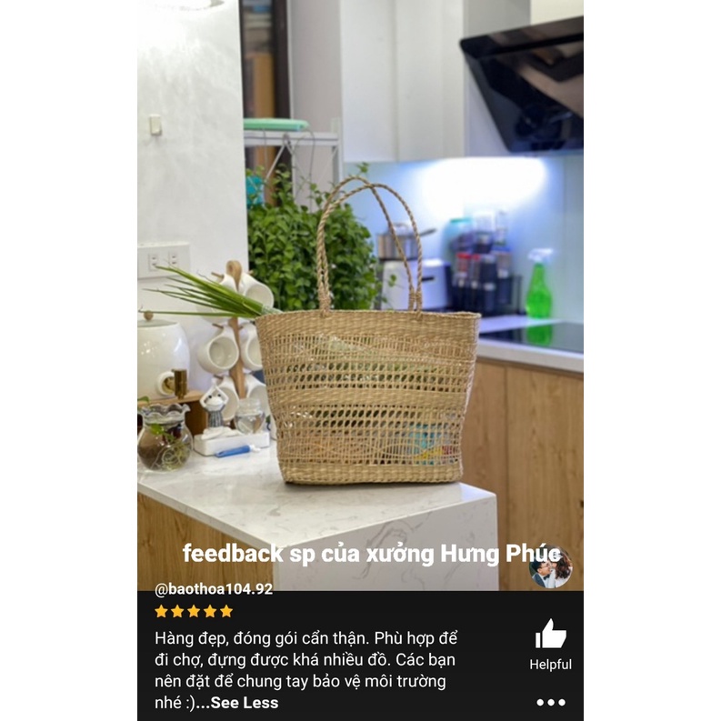 Túi/Làn Cói Đi Biển Thời Trang Cao Cấp Vintage Trang Trí Chụp Hình Cực XInh - Cói_Decor_HN