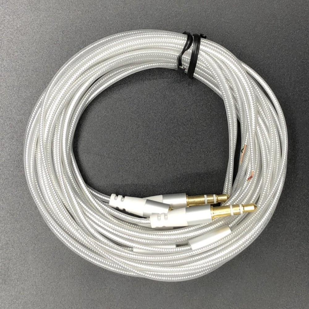 Bộ 2 dây cáp tai nghe 1.3M 18 lõi hợp kim nhôm tự làm