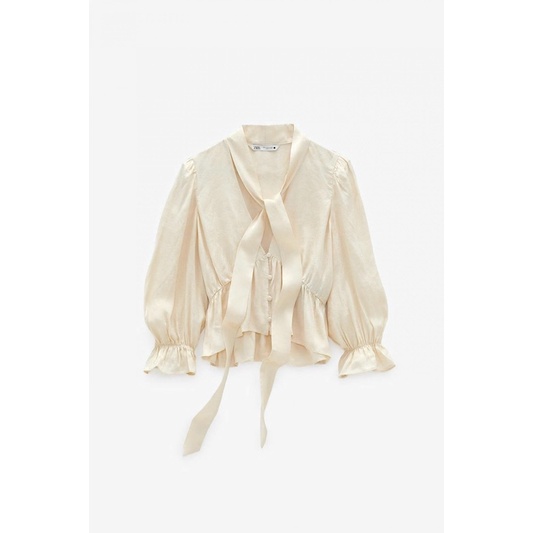 Áo tơ Lụa zara- 100% Auth new tag