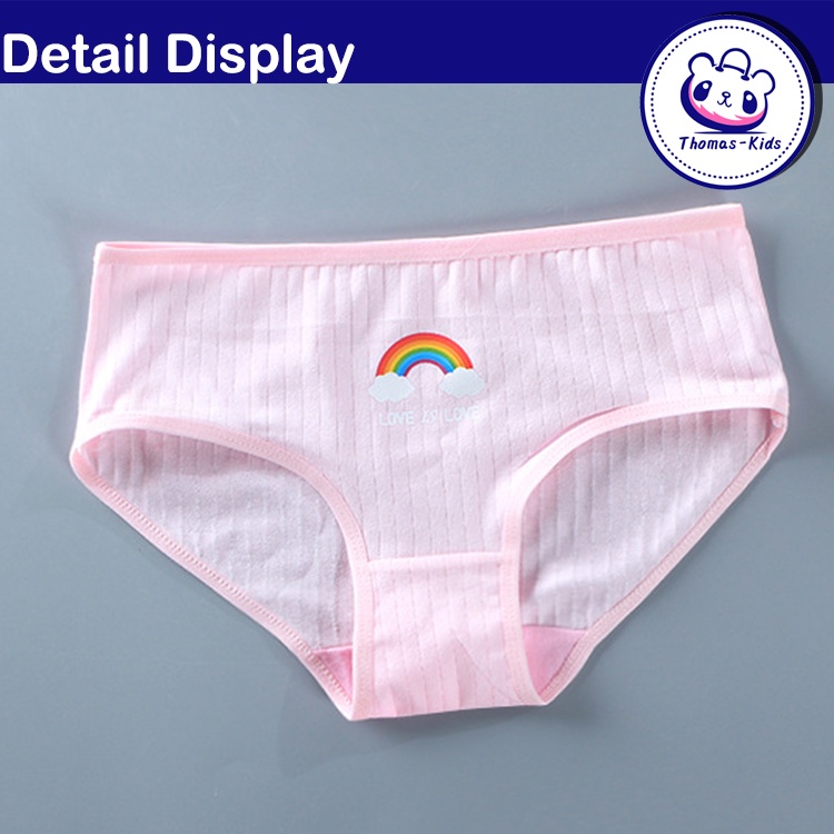 Bộ Đồ Lót 2 Món Bằng Cotton Xinh Xắn Cho Bé Gái 7-12 Tuổi