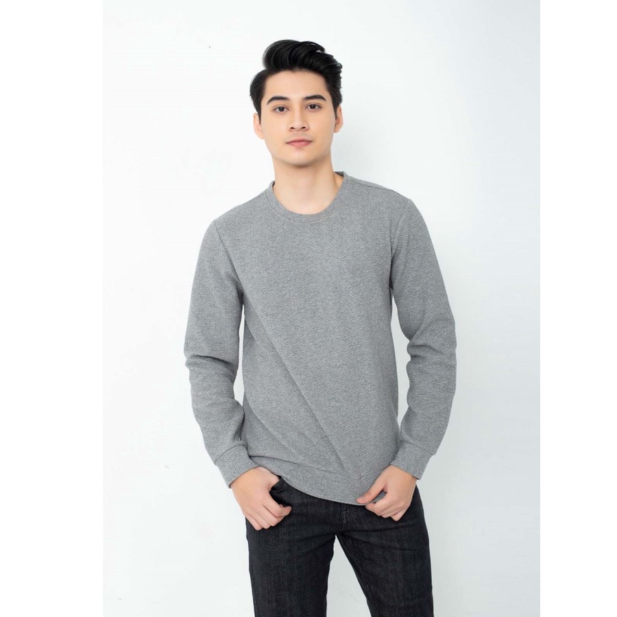 Áo thể thao nỉ,áo thu đông nam dài tay Insidemen SIÊU ẤM vải xốp hiệu ứng  3D ISW002W1