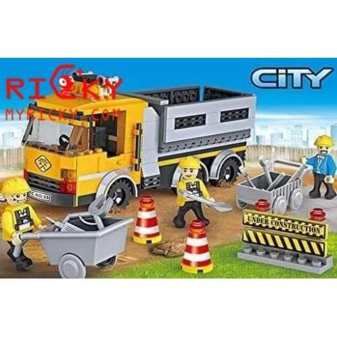 [Khai trương giảm giá] Bộ đồ chơi Lego lắp ráp công trình xây dựng - 263 miếng ghép