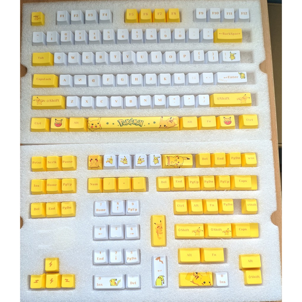 Keycap set PBT Dye-sub, Doubleshot nhiều phối màu nút bàn phím cơ | BigBuy360 - bigbuy360.vn