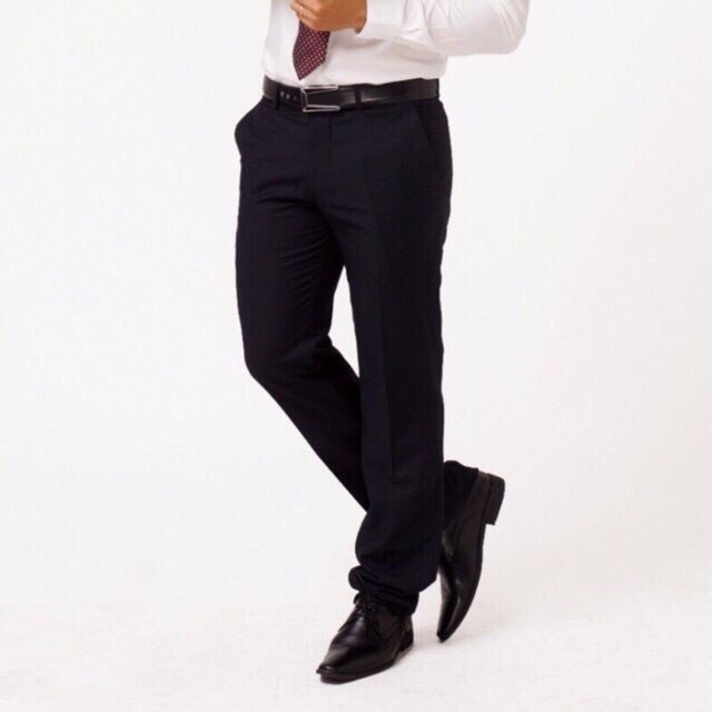 Quần Tây Nam Dáng Suông - Quần Âu Nam Trung Niên Dáng Suông