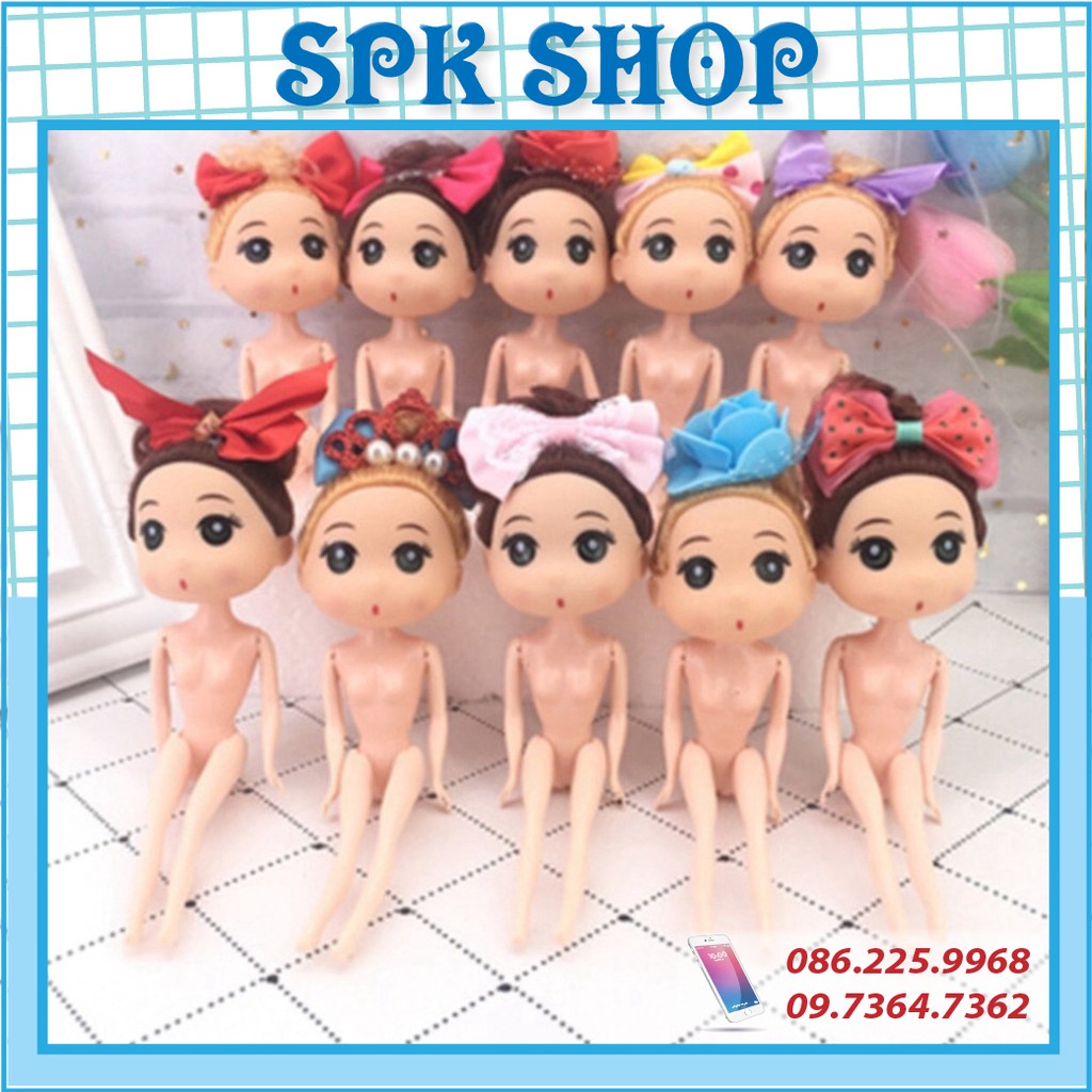 [FREESHIP❤️] Búp bê Chipi 18cm- Tóc Ngắn - búp bê  trang trí bánh