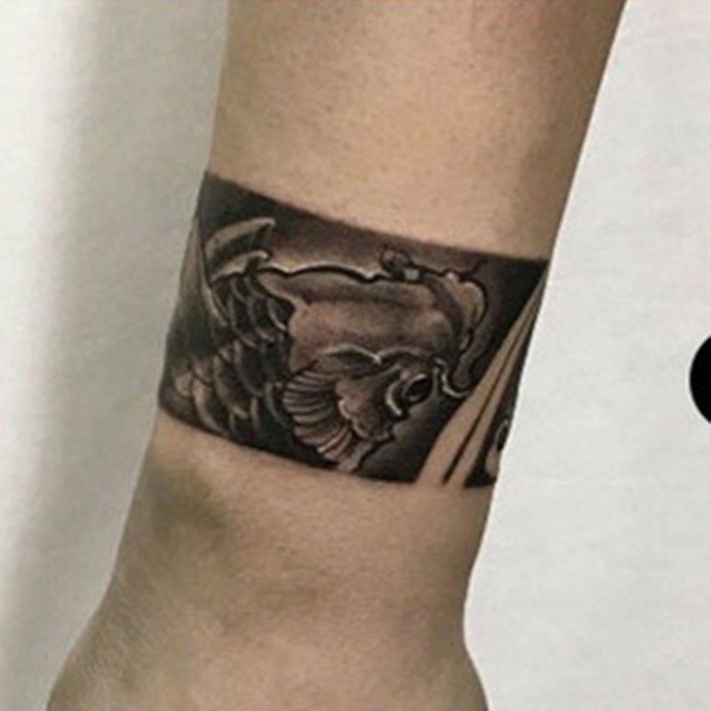 Hình Xăm Dán Trang Trí Cơ Thể Kiểu Vòng 15 Ngày Chống Thấm Nước Lâu Trôi In Họa Tiết Prajna Cho Nam Nữ