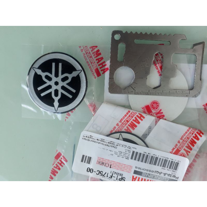 Logo nhựa nổi mềm 4,5 cm Yamaha