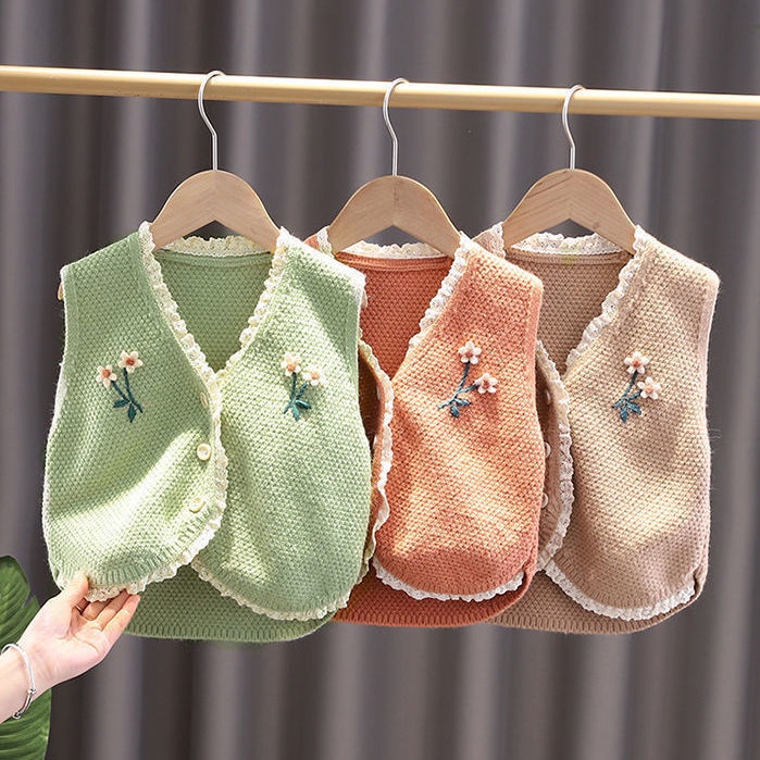 Áo len không tay mới cho học sinh Tất cả phù hợp Vest trẻ em thoải mái