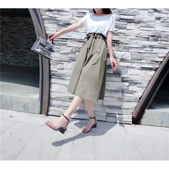 Chân váy dài, váy xòe dáng lỡ, kiểu dáng nhẹ nhàng trang nhã VD16 | BigBuy360 - bigbuy360.vn