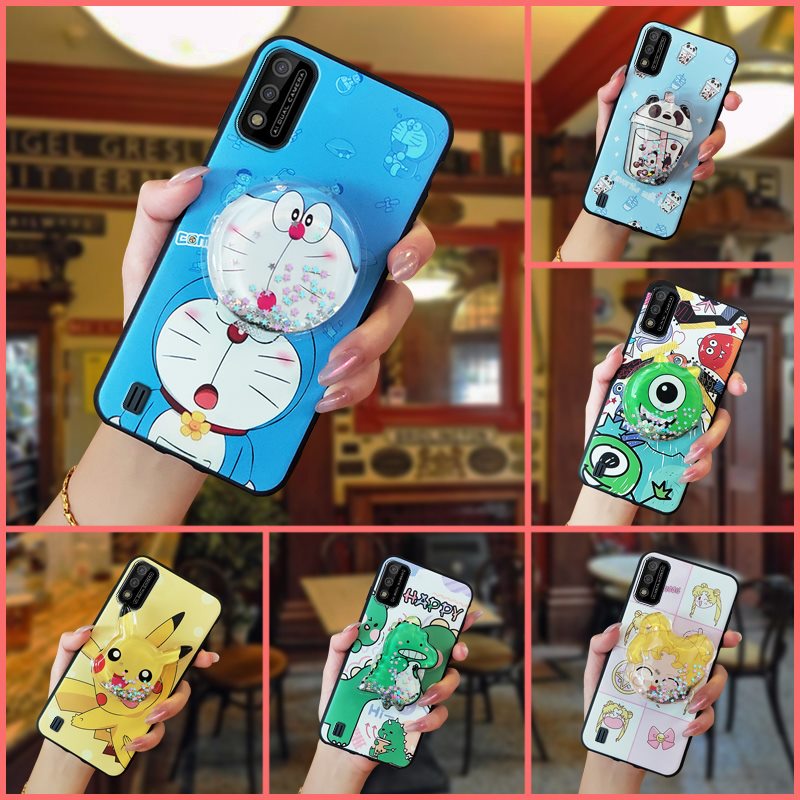 Ốp điện thoại TPU dẻo họa tiết hoạt hình dễ thương chống nước / vỡ siêu bền dành cho Itel A26 / A37