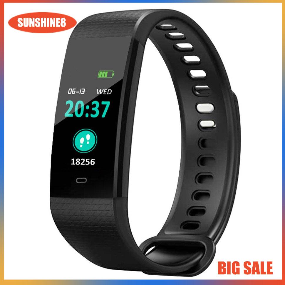 【SUN】Smart Bracelet Y5 Color Screen Smart Watch Heart Rate Blood Pressure Bracelet