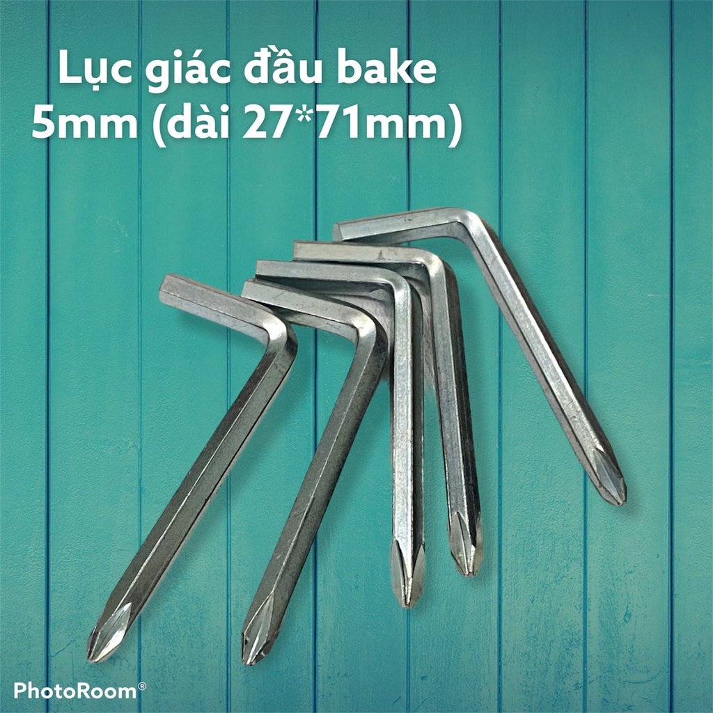 Lục giác đầu bake 5mm (dài 27*71mm,5 Ly)