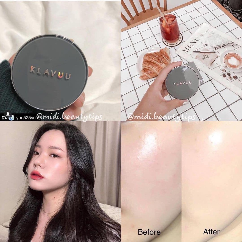PHẤN NƯỚC KLAVUU HỘP XANH & XÁM