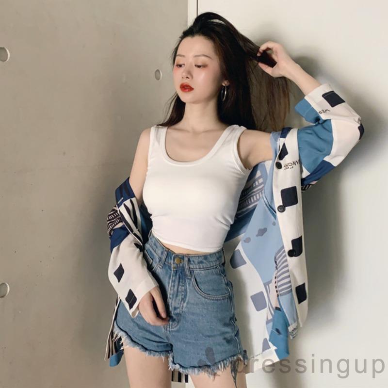 [Mã FAMAYWA giảm 10K đơn 50K] Áo crop top ba lỗ màu trơn đơn giản năng động cho nữ | BigBuy360 - bigbuy360.vn