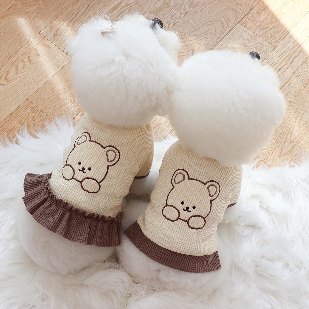 {27Pets} Áo Thun Cặp Đôi Gấu Bông Teddy