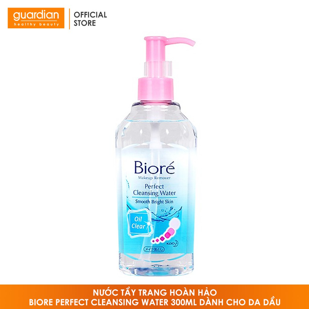 Nước tẩy trang hoàn hảo Biore Perfect Cleansing Water 300ml Dành Cho Da Dầu