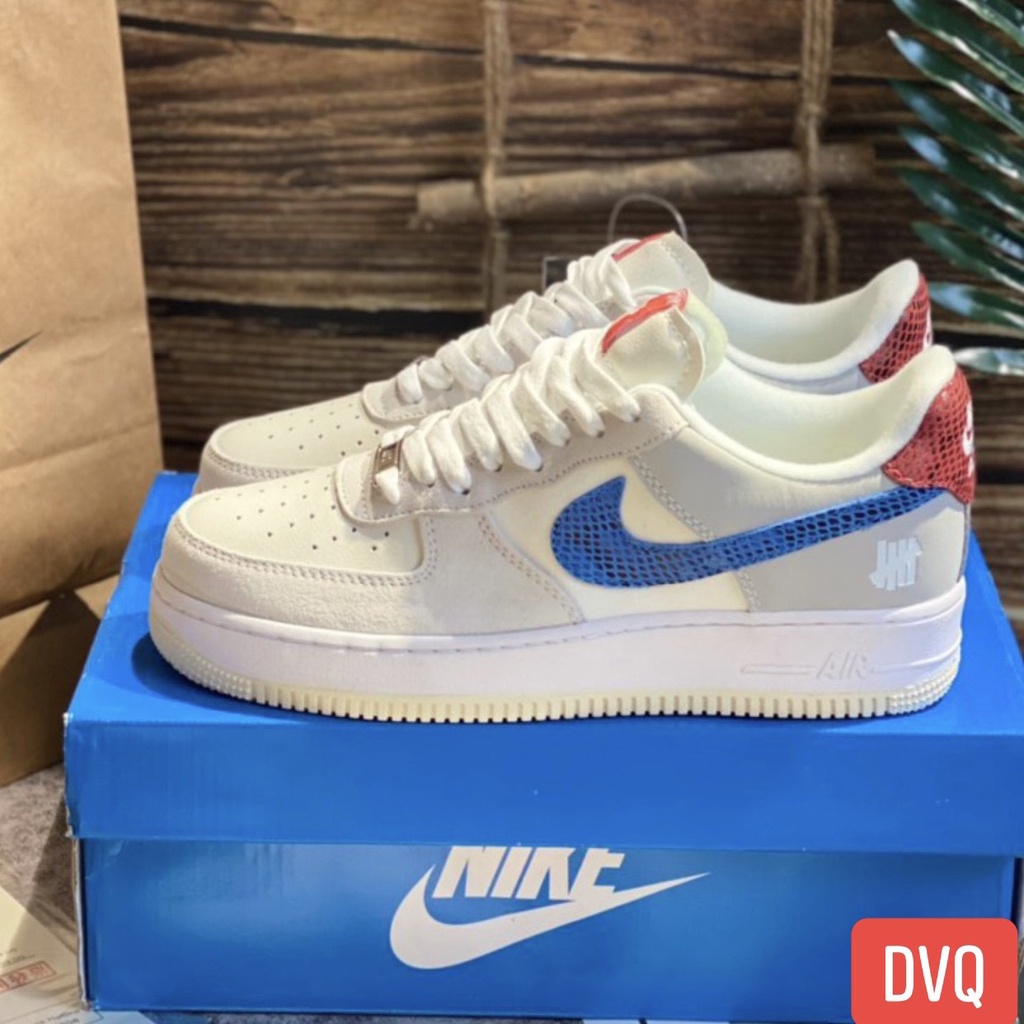 Giày Sneaker AF1 Dunk vệt xanh x OG chất lượng nguyên bản MS4132